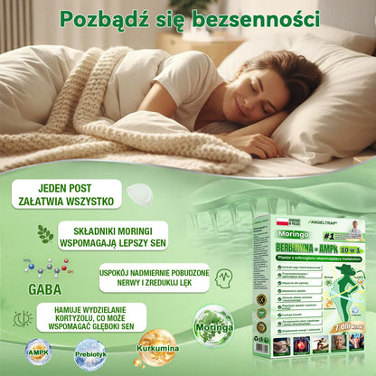 💐💐𝑨𝑵𝑮𝑬𝑳𝑻𝑹𝑨𝑷® Moringa × Berberyna × AMPK 10-w-1 Wsparcie metaboliczne, plaster z nanotechnologią mikroigłową 🇵🇱(Wystarczy raz dziennie, widoczne efekty w 7 dni) ✅ Na otyłość, wiotką skórę, bezdech senny, problemy ze stawami i wiele innych