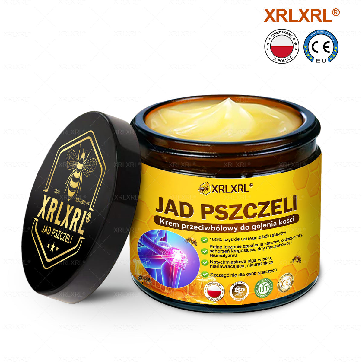 ⏰⏰XRLXRL® Krem Przeciwbólowy z Jadem Pszczelim i Leczeniem Kości (Specjalnie dla osób starszych)