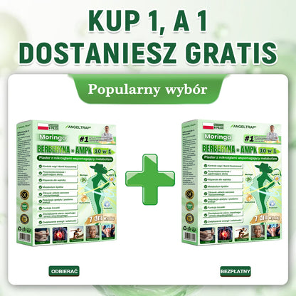 💐💐𝑨𝑵𝑮𝑬𝑳𝑻𝑹𝑨𝑷® Moringa × Berberyna × AMPK 10-w-1 Wsparcie metaboliczne, plaster z nanotechnologią mikroigłową 🇵🇱(Wystarczy raz dziennie, widoczne efekty w 7 dni) ✅ Na otyłość, wiotką skórę, bezdech senny, problemy ze stawami i wiele innych