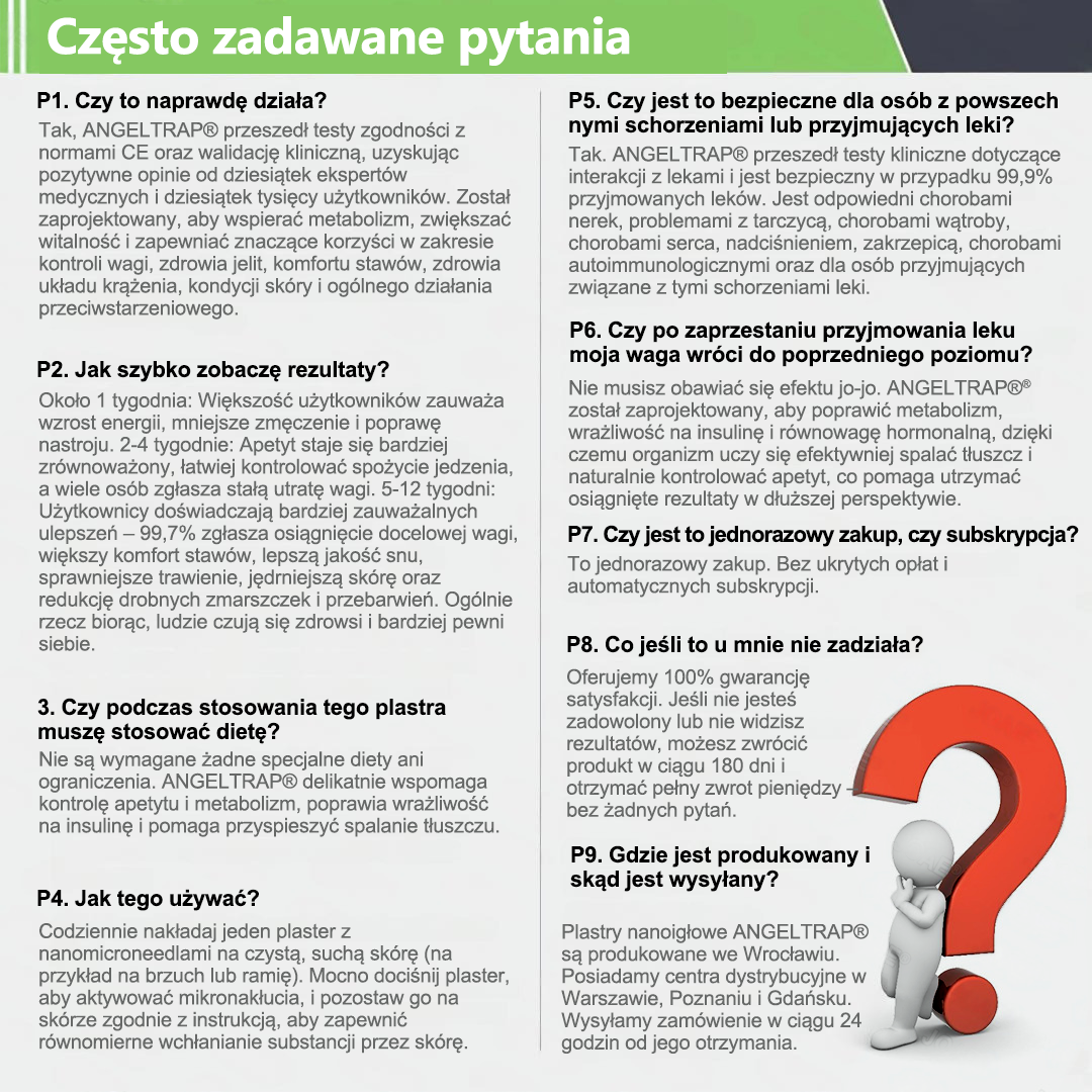 💐💐𝑨𝑵𝑮𝑬𝑳𝑻𝑹𝑨𝑷® Moringa × Berberyna × AMPK 10-w-1 Wsparcie metaboliczne, plaster z nanotechnologią mikroigłową 🇵🇱(Wystarczy raz dziennie, widoczne efekty w 7 dni) ✅ Na otyłość, wiotką skórę, bezdech senny, problemy ze stawami i wiele innych