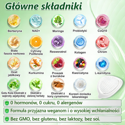 💐💐𝑨𝑵𝑮𝑬𝑳𝑻𝑹𝑨𝑷® Moringa × Berberyna × AMPK 10-w-1 Wsparcie metaboliczne, plaster z nanotechnologią mikroigłową 🇵🇱(Wystarczy raz dziennie, widoczne efekty w 7 dni) ✅ Na otyłość, wiotką skórę, bezdech senny, problemy ze stawami i wiele innych